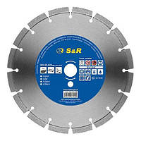 Диск алмазний сегментний по асфальту S&R 400x25.4x3.2мм (242465400)