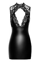 Сукня Noir Handmade F343 Powerwetlook and lace mini skirt - S, фото 5