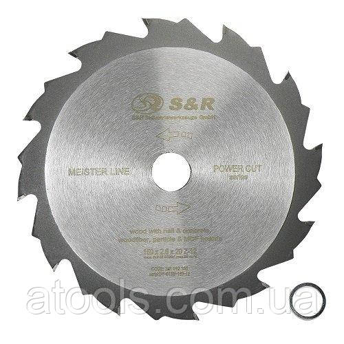 Диск пильний по дереву S&R 160x20x12z (241012160)
