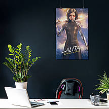 Плакат "Аліта: Бойовий ангел, Alita Battle Angel (2018)", 60×38см, фото 3