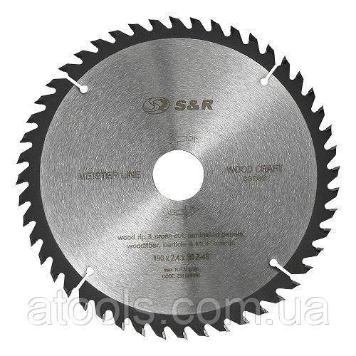 Диск пильний по дереву S&R 190x30x48z (238048190)