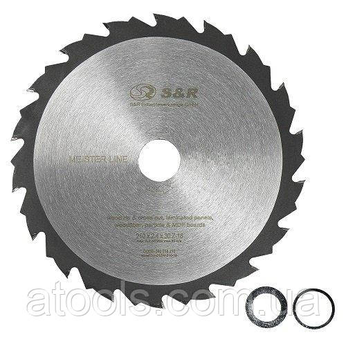 Диск пильний по дереву S&R 210x30x18z (240018210)