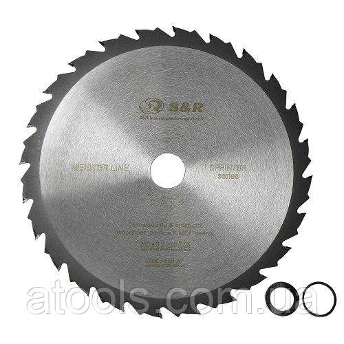 Диск пильний по дереву S&R 250x30x24z (240024250)