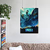Плакат "Годзілла та кайдзю Гідора, Godzilla 2 (2019)", 60×43см, фото 7