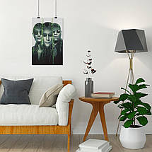 Плакат "Матриця, Нео, Трініті, Морфеус, колаж, Matrix", 60×39см, фото 4