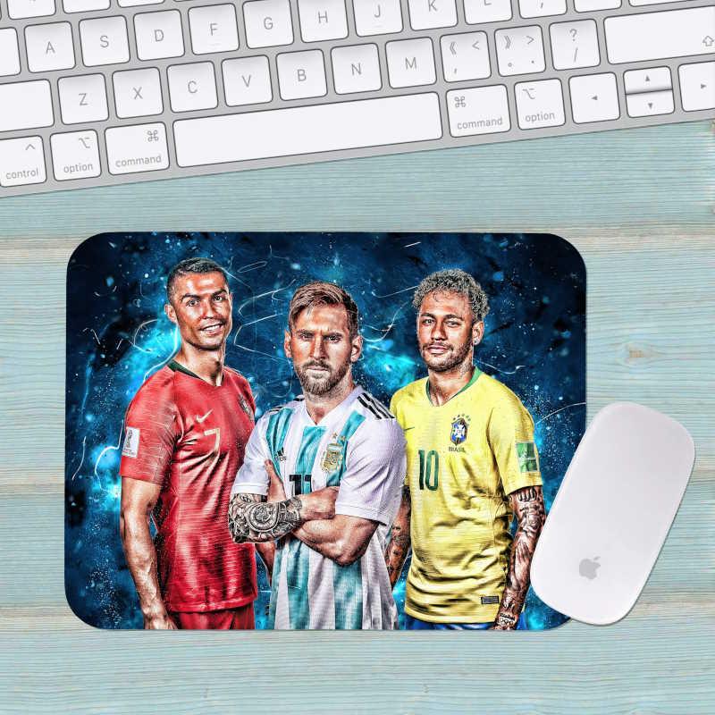 Килимок для миші Футбол Рональдо Неймар Мессі середній 001 (290х250х3мм), фото 1