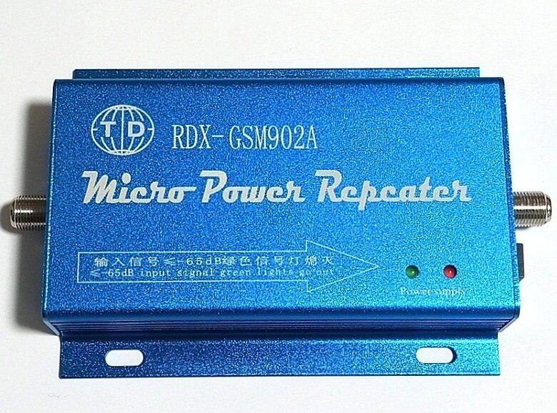 GSM підсилювач мобільного зв'язку та інтернету RDX-902A-G 900 МГц 60 дБ 10 дБм, 50-100 кв. м.