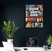 Плакат "ГТА, Grand Theft Auto: Liberty City Stories, GTA:LCS", 60×49см, фото 3