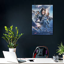 Плакат "Аліта: Бойовий ангел, Alita Battle Angel (2018)", 60×42см, фото 4