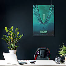 Плакат "Ґодзілла, кайдзю Мотра, Mothra, Godzilla 2 (2019)", 60×41см, фото 3