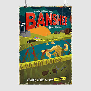 Плакат "Банші, Banshee", 60×41см