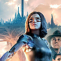 Плакат "Аліта: Бойовий ангел, Alita Battle Angel (2018)", 60×41см, фото 3