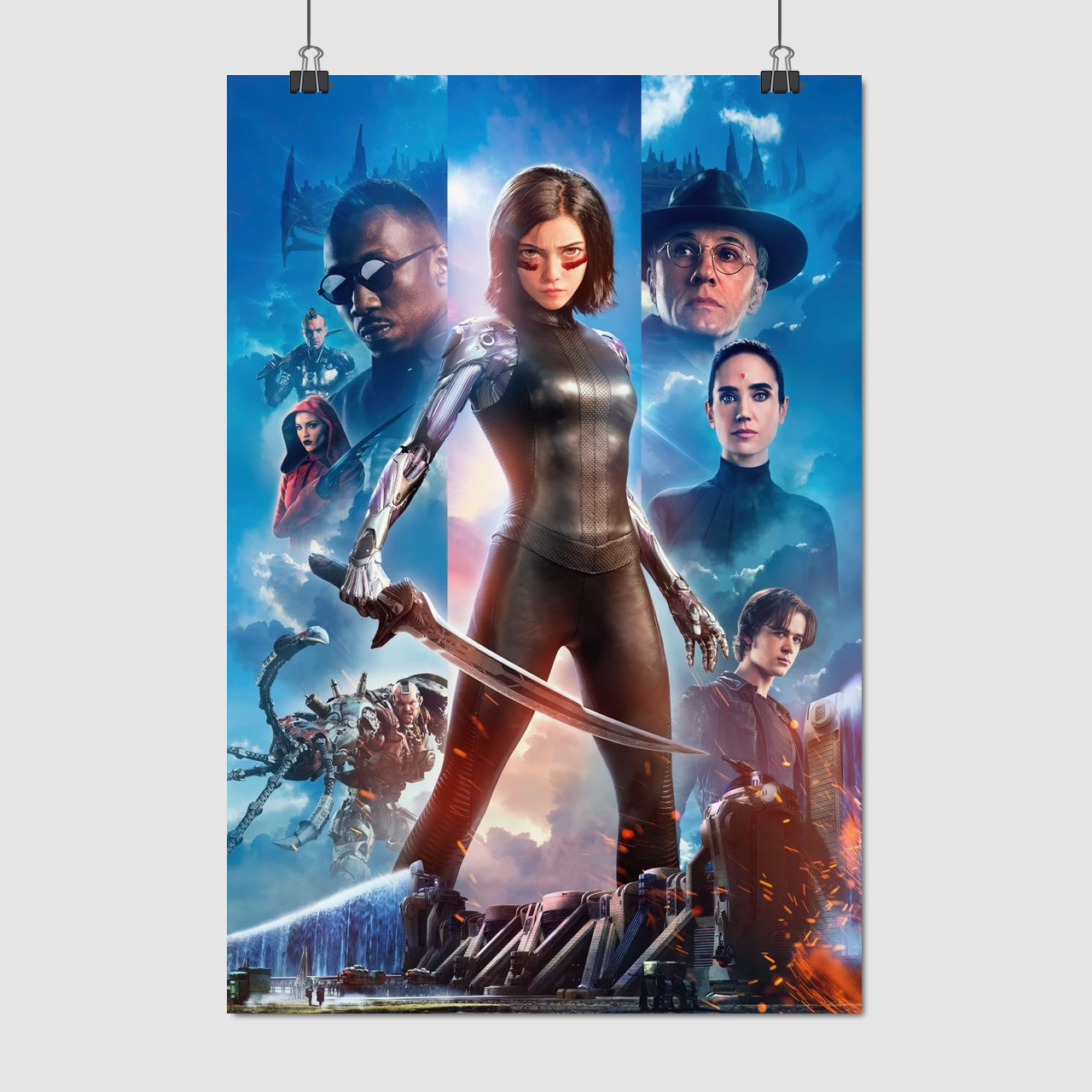 Плакат "Аліта: Бойовий ангел, Alita Battle Angel (2018)", 60×41см