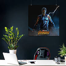 Плакат "Тор з мечами, Месники 4, Avengers: Endgame (2019)", 60×60см, фото 4