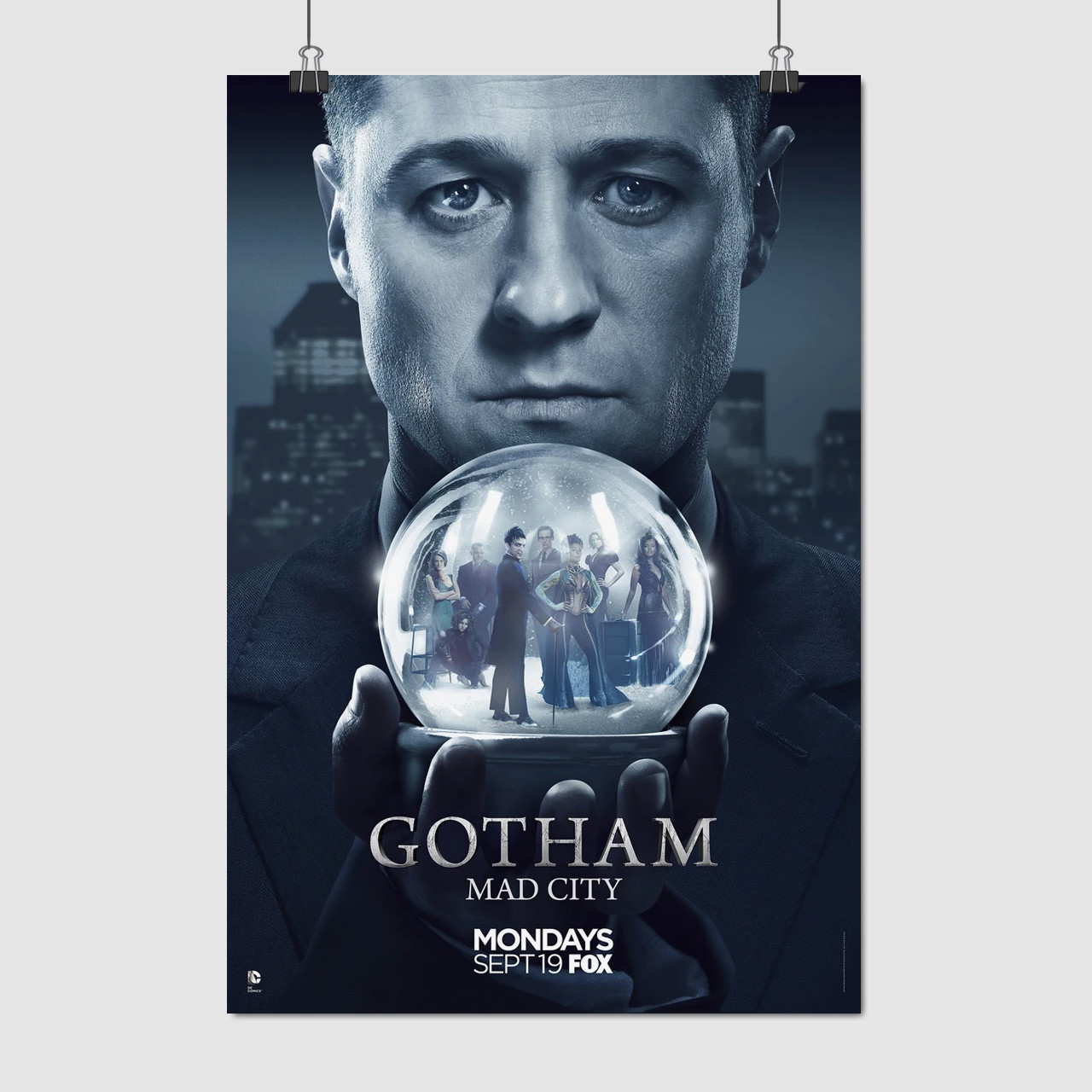 Плакат "Ґотем, Gotham", 60×41см