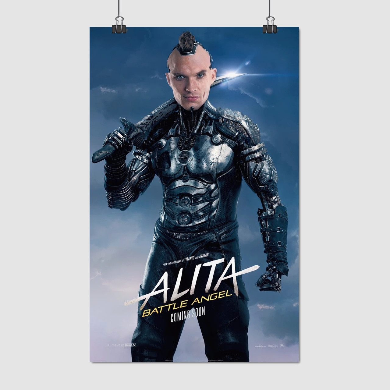 Плакат "Запан. Аліта: Бойовий ангел, Zapan. Alita Battle Angel (2018)", 60×38см