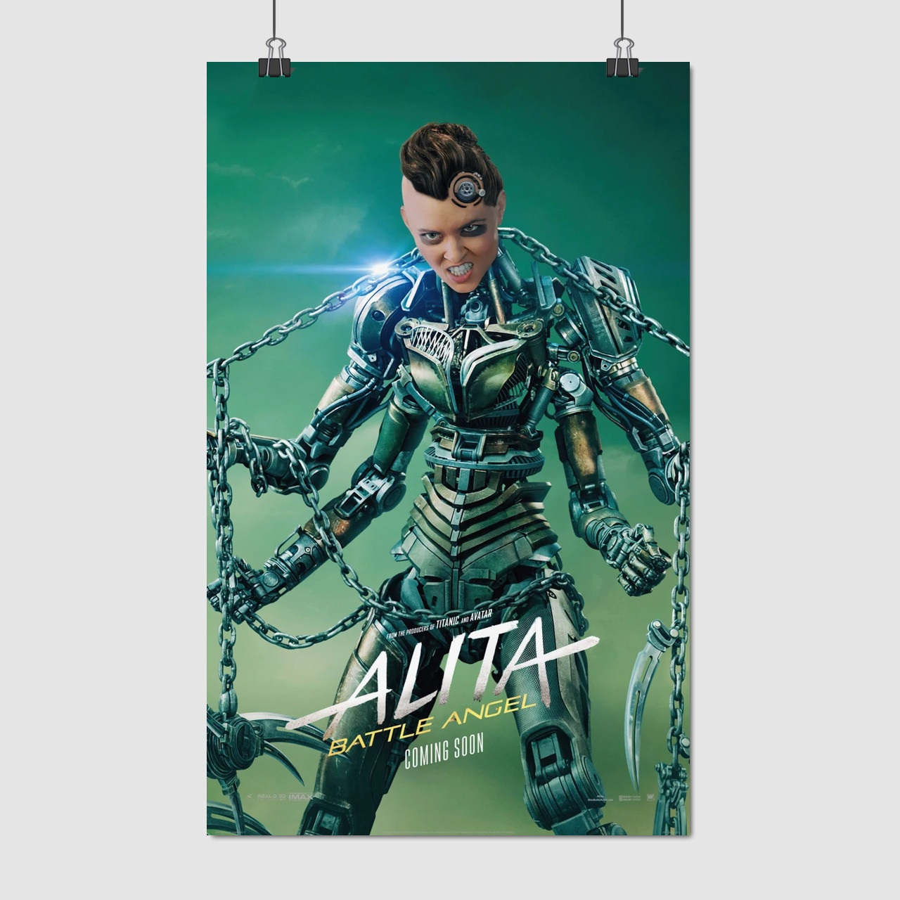 Плакат "Аліта: Бойовий ангел, Screwhead. Alita Battle Angel (2018)", 60×38см