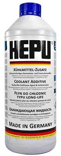 Антифриз HEPU G11 -38°C (синій), 1.5л (P900-RM11)