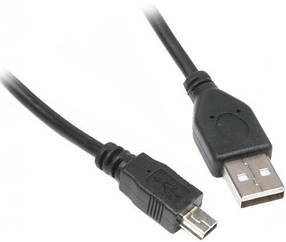 Кабель Maxxter AM / Mini USB 1.8m Black (U-AM5P-6)