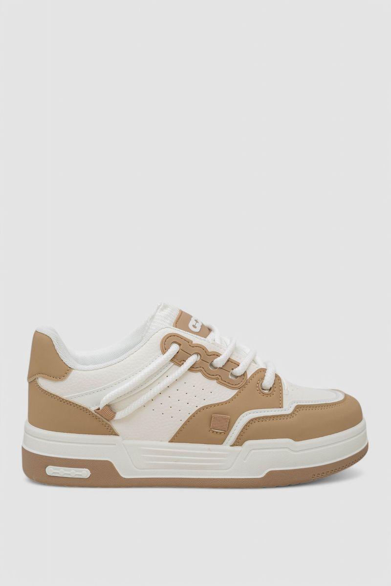 Кросівки чоловічі демісезонні, колір біло-бежевий, 243RHK72, фото 1