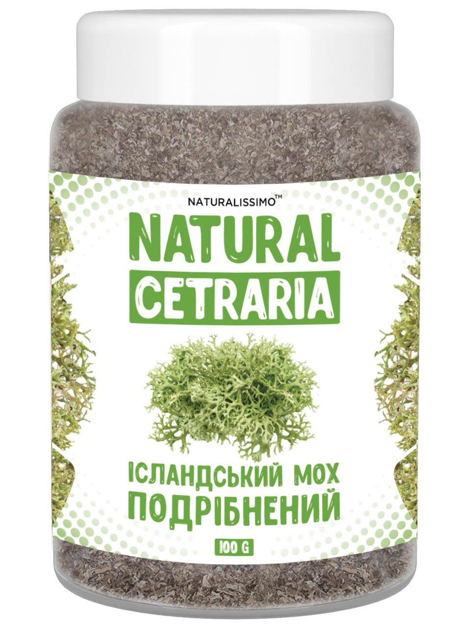 Ісландський мох (Цетрарія) сушений подрібнений, 100 г