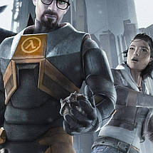 Плакат "Гордон Фрімен та Алікс Венс, Half-Life 2", 60×43см, фото 3