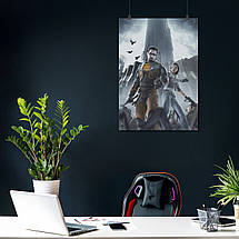 Плакат "Гордон Фрімен та Алікс Венс, Half-Life 2", 60×43см, фото 4