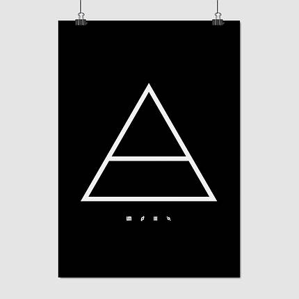 Плакат "30 секунд до Марса, Мітра, 30STM, Thirty seconds to Mars", 60×43см, фото 1