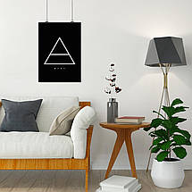 Плакат "30 секунд до Марса, Мітра, 30STM, Thirty seconds to Mars", 60×43см, фото 4