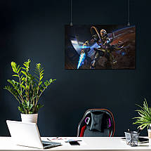 Плакат "Протос на фоні планети, Старкрафт, StarCraft", 38×60см, фото 3