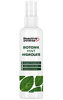 Гідролат м'яти, омолоджує та освіжає шкіру, звужує пори, стимулює ріст волосся, тонік 100 мл, Біоактив