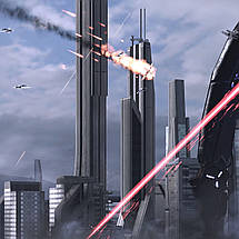 Плакат "Ефект маси, атака Ріперів на Землю, Mass Effect", 30×60см, фото 2