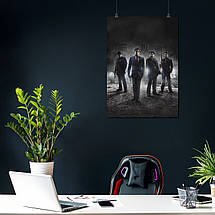Плакат "Мафія 2, Віто та друзі у світлі фар, Mafia Ⅱ", 60×43см, фото 3