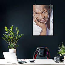 Плакат "Майк Тайсон, фото крупним планом, Mike Tyson", 60×40см, фото 3