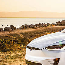 Плакат "Тесла Модель Х, Tesla Model X", 40×60см, фото 2