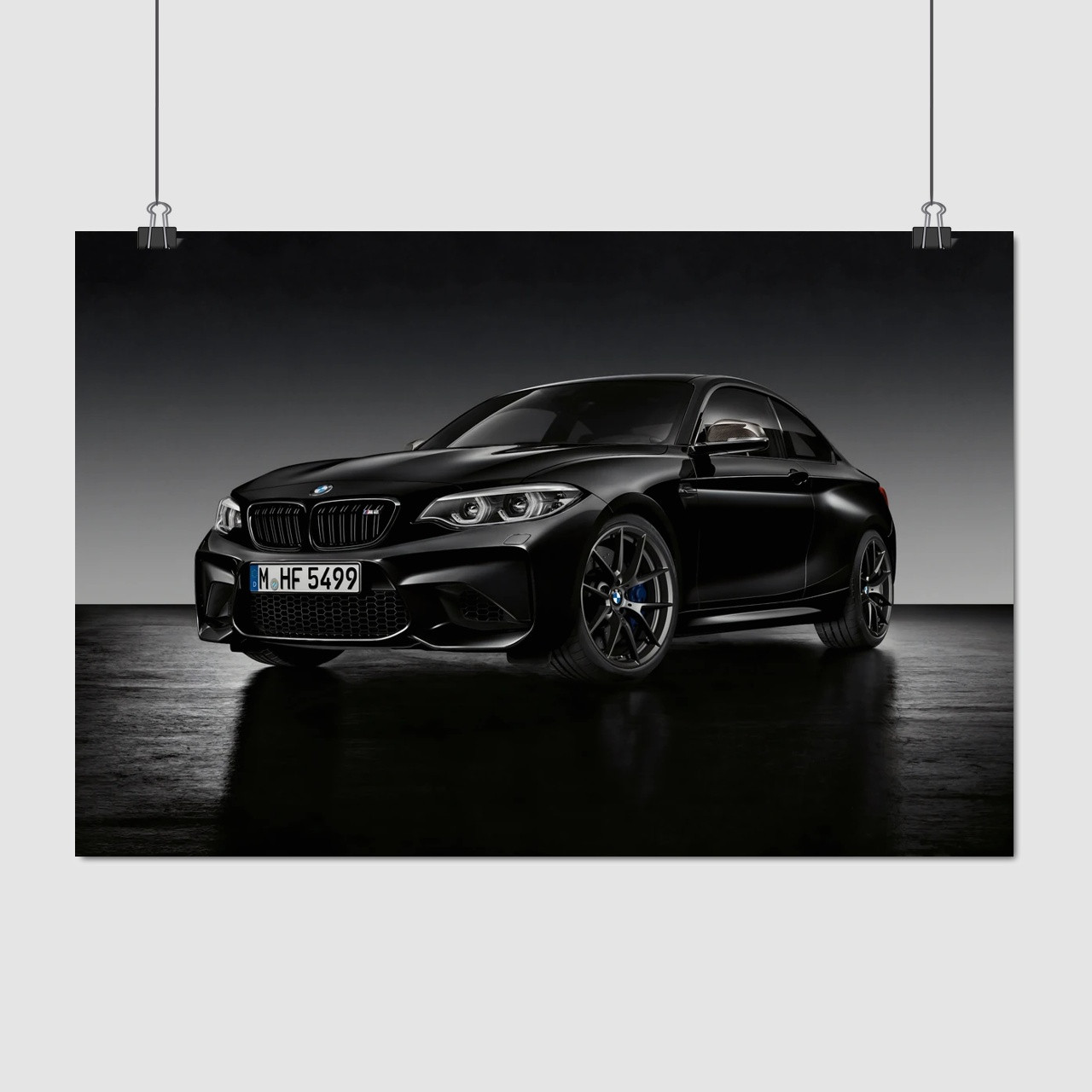 Плакат "BMW M2 2018", 40×60см