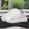 Кросівки жіночі Wei Wei білі з принтом еко-шкіра 4797, фото 7