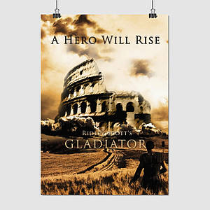 Плакат "Гладіатор, Gladiator (2000)", 60×43см