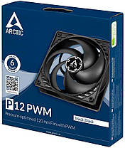 Кулер Arctic P12 PWM Black (ACFAN00119A), фото 5