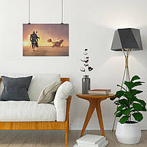 Плакат "Мандалорець, Зоряні Війни, Mandalorian, Star Wars", 43×60см, фото 5
