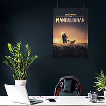 Плакат "Мандалорець, Зоряні Війни, Mandalorian, Star Wars", 60×43см, фото 4