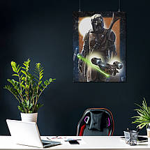Плакат "Мандалорець, Зоряні Війни, Mandalorian, Star Wars", 60×45см, фото 4