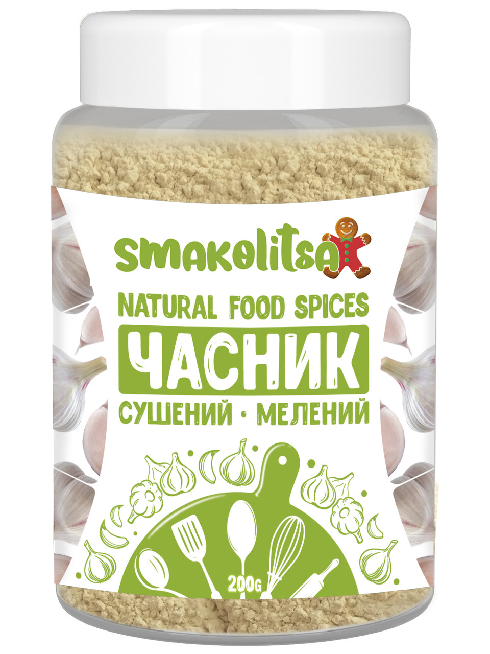 Часник сушений мелений 200г