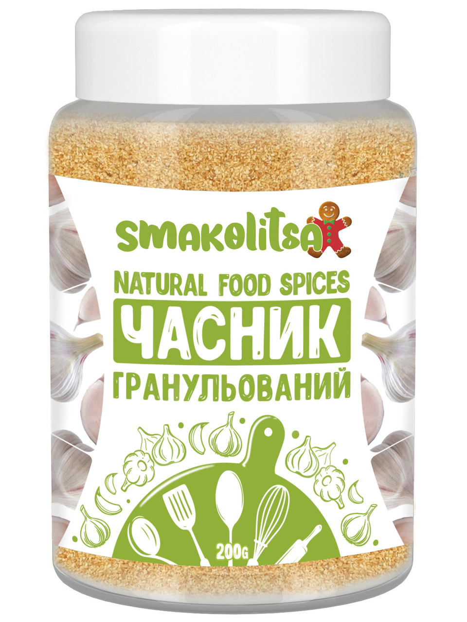 Часник сушений гранульований 200 гр