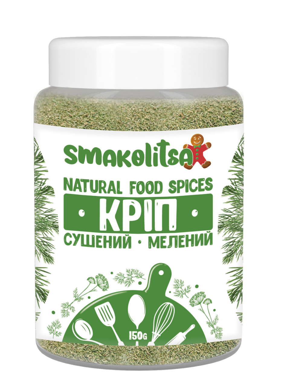 Кріп сушений мелений 150г
