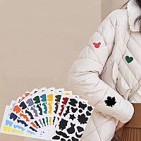 Набір самоклейних латок для пуховиків. Білий