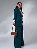 Костюми ISSA PLUS 15051 S темно-зелений, фото 2