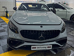Комплект карбонових накладок GBT для Mercedes S-class C217 Coupe Натуральний карбон