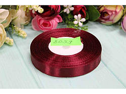 Стрічка атласна Бордова 40мм*25ярдів №8059 ТМ КИТАЙ