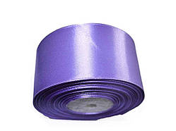 Стрічка атласна Бузковий 50мм*25ярдів №8114 арт.13590 ТМ КИТАЙ